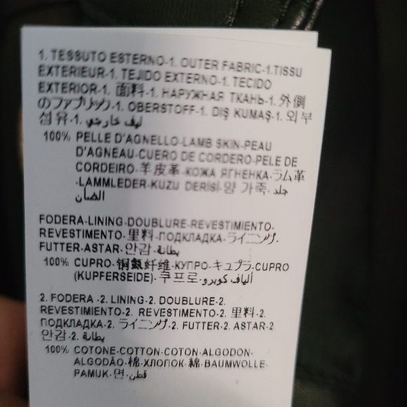 Versace fringe Leather jacket 56it NWT - Picture 15 of 15